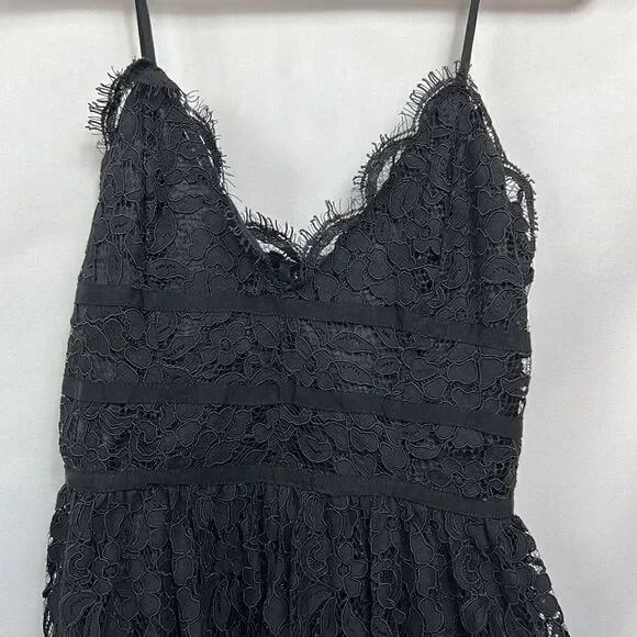 NBD Give it Up Black Lace Dress size small NWT Revolve